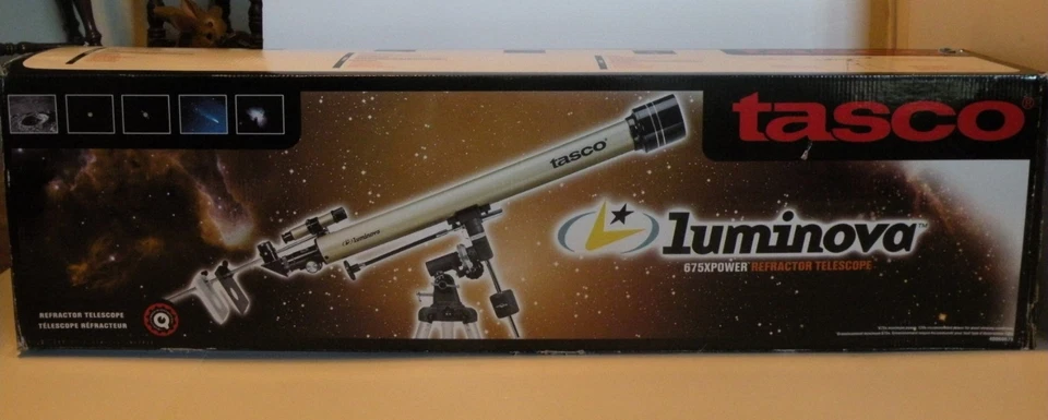 Tasco Luminova 675X Power Refractor Telescope New Never Used - Image 2 of 4