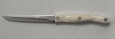 Cutco, 1721 KB, Serrated Trimming Knife, Pearl White Handle, 5 Inch Blade