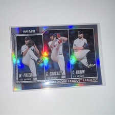 Topps 75 2026 Series One #130 American League Wins Leaders MLB Baseball Card