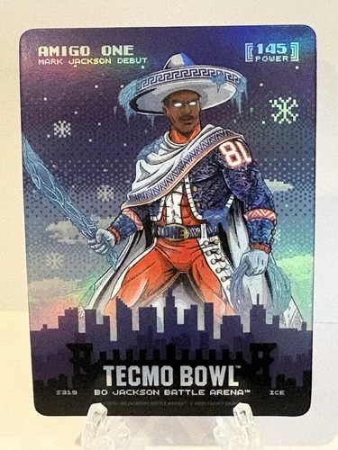 Bo Jackson Battle Arena Tecmo #S319 Amigo One Ice Skyline Mark Jackson
