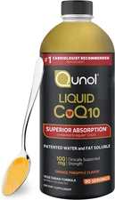Qunol CoQ10 Liquid 100mg, Superior Absorption Heart Health Antioxidant, 30oz