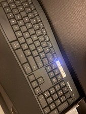 AS IS Logitech Performance K850 Y-R006 Keyboard Only w/ USB RECIEVER DONGLE