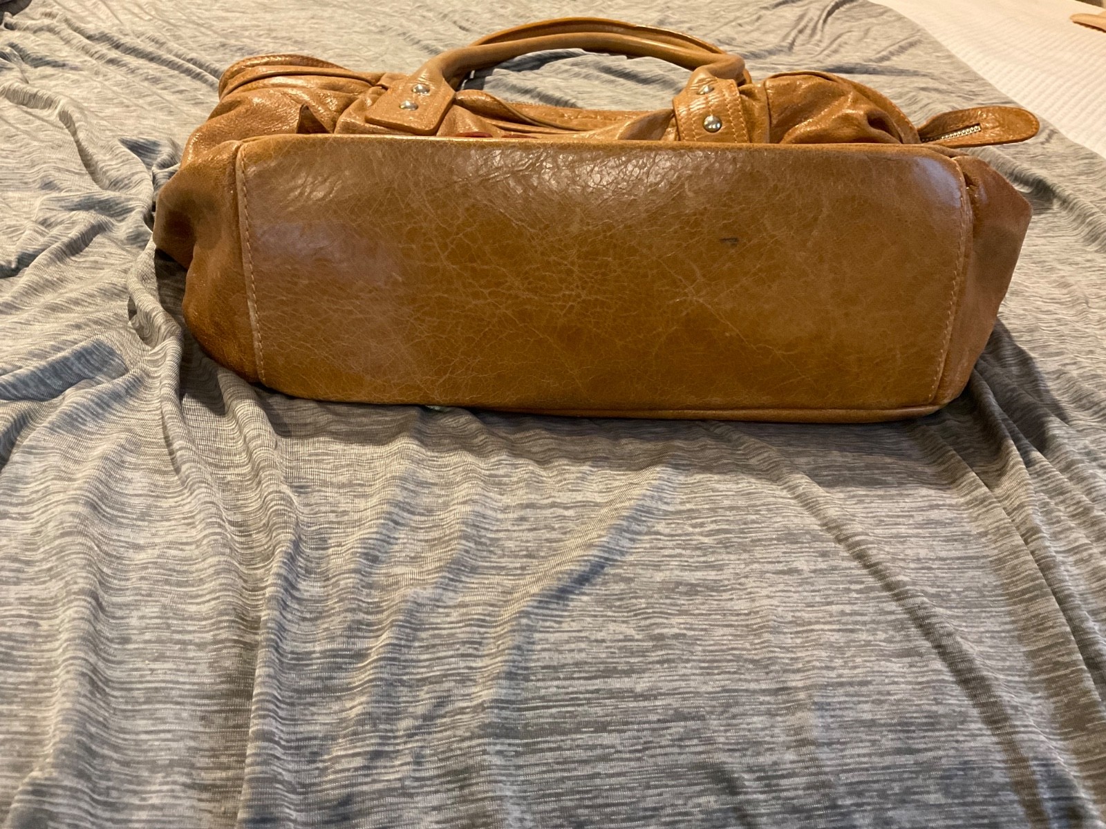 Sofia C. Light Camel Brown Leather Multi Color Sh… - image 2