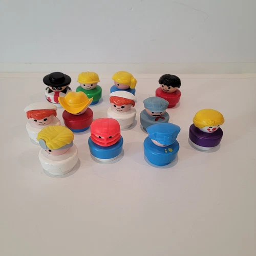 Vintage Fisher Price Chunky Little People 1990s Lot of 12