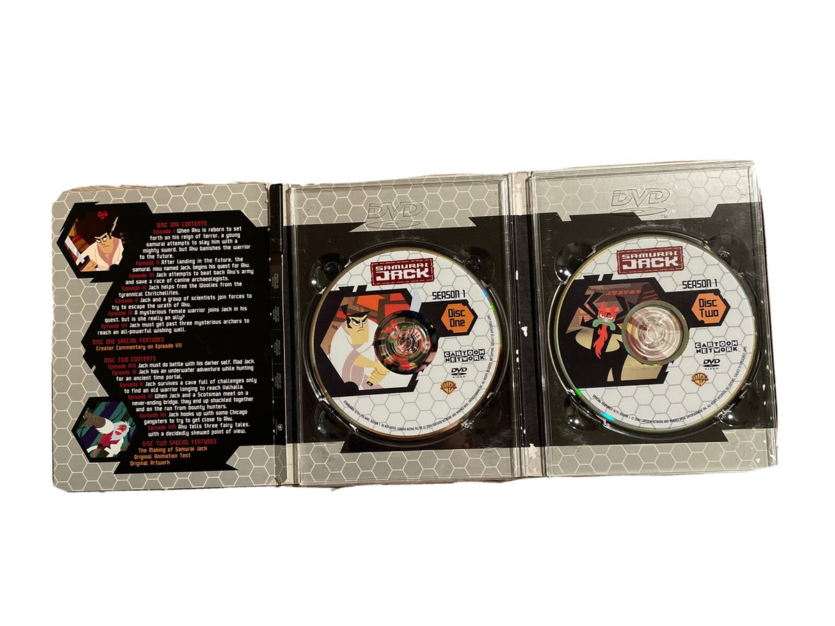 Samurai Jack : Season 1 Collector Series - DVD, 2004, 2-Disc