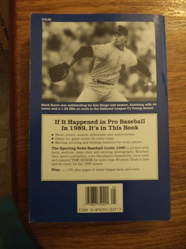 1990 SPORTNACHRICHTEN BASEBALL-FÜHRER BRET SABERHAGEN KANSAS CITY ROYALS - Bild 2 von 6