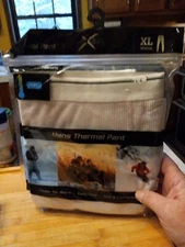 New XTEK Mens White Performance Base Layer Pant Thermal Underwear Long Johns XL