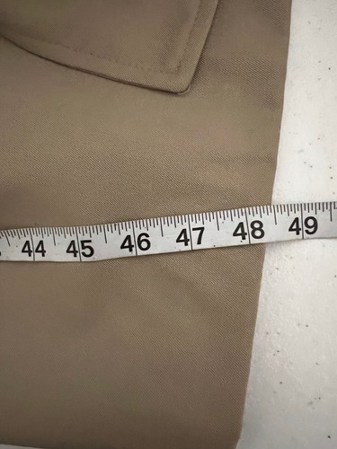 Gabardina Christian Dior Monsieur Hombre Talla 46R 100% Lana Beige Nuevo Defecto - Imagen 10 de 11