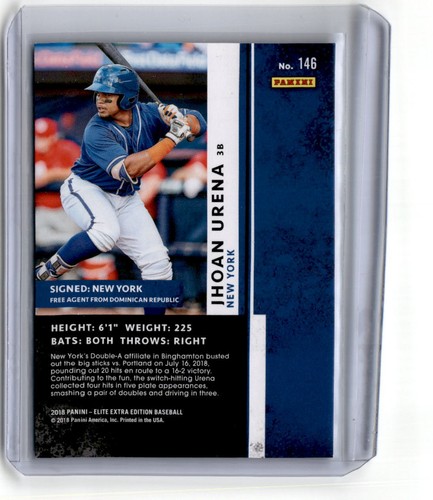 2018 Panini Elite Extra Edition #5 Jonathan India /999 - Picture 2 of 2