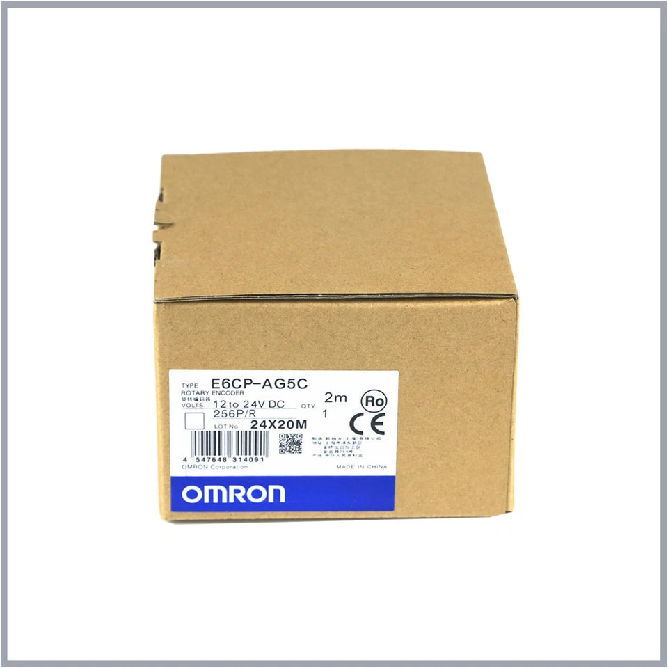 New In Box Fast Shipping E6CP-AG5C 256P/R 2M OMRON PLC MODULE ROTARY ENVODER - Image 3 of 4