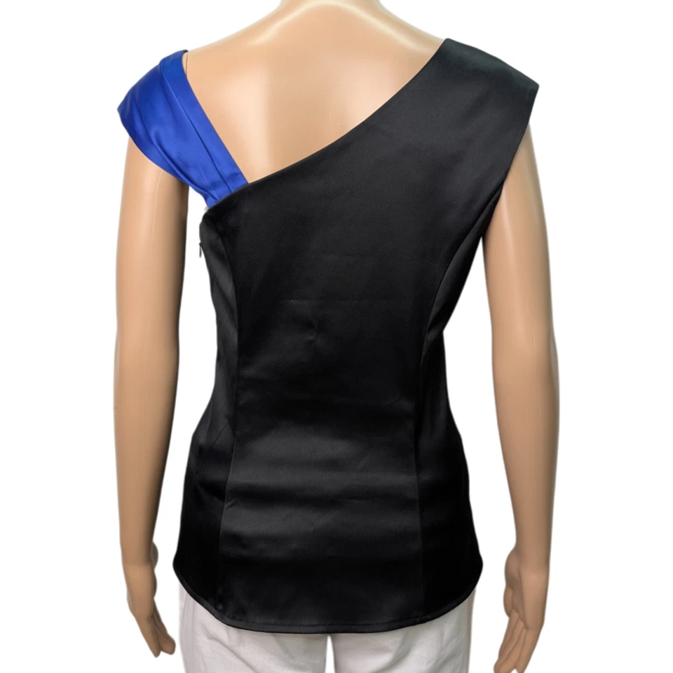 Le Château Women’s S Satin Like Tank Blouse Cocktail Formal Made In Canada - Image 3 of 4