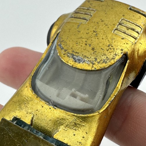 Vtg 1968 Hot Wheels Redline Torero Gold White Interior Mattel Original Car USA - Picture 9 of 14