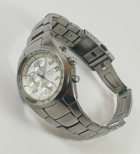 Casio Edifice 2328 Ef- 547 Chronograph Mens Watch WR 10bar Wristwatch for sale online | eBay