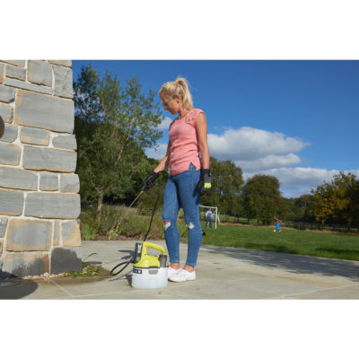 Ryobi ONE+ 18V Sprühgerät OWS 1880 Drucksprüher + Akku Set RC18120-140 18V/4.0Ah