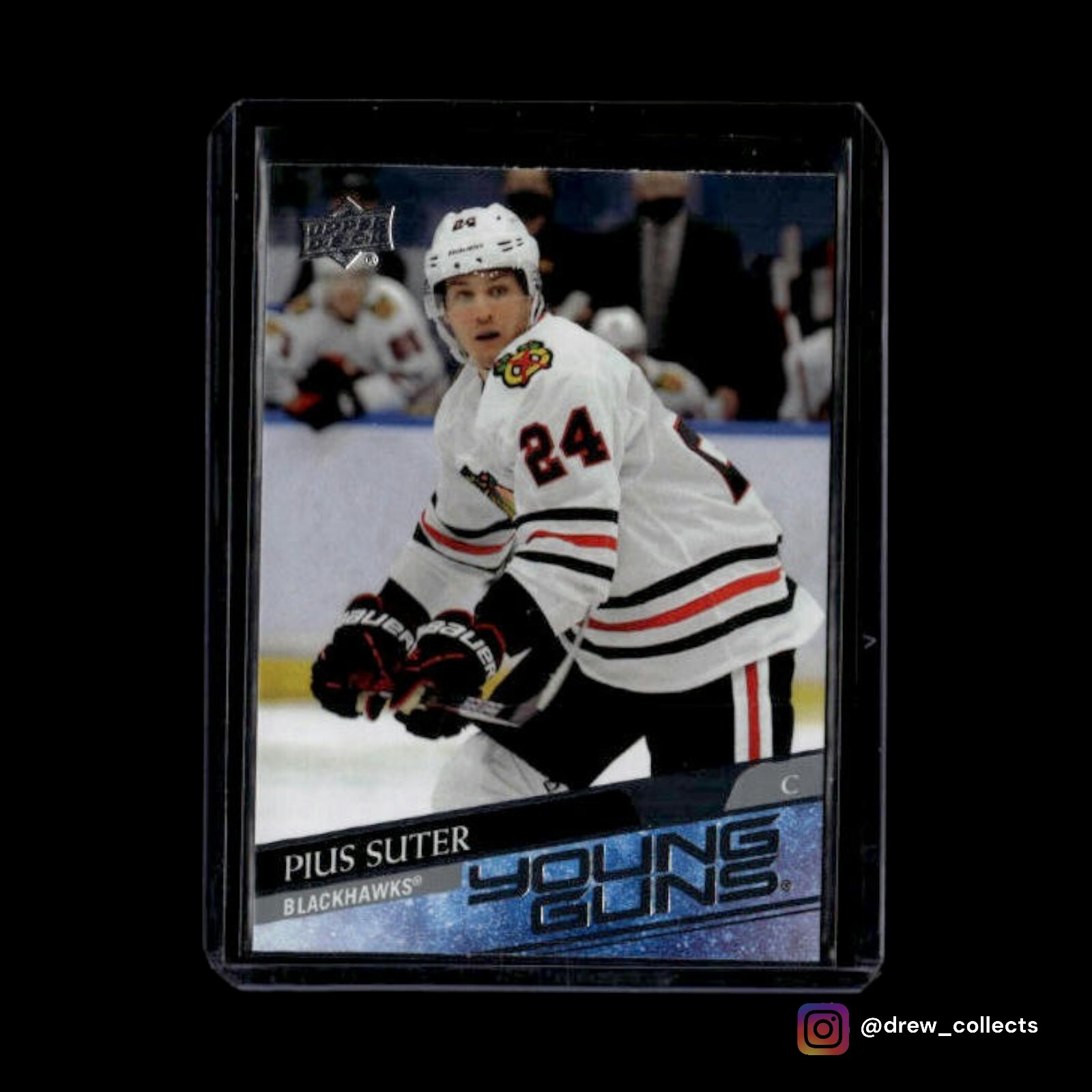 2020-21 Upper Deck #484 Pius Suter Blackhawks Young Guns