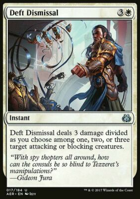 X4 Deft Dismissal Aether Revolt LP/NM MTG Magic DNA GAMES