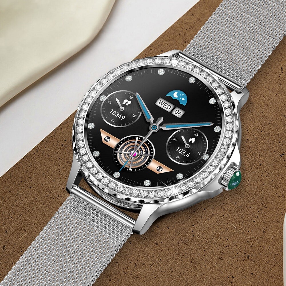 NX19 Damenmode Mädchen SmartWatch Bluetooth Anruf Blutdruck