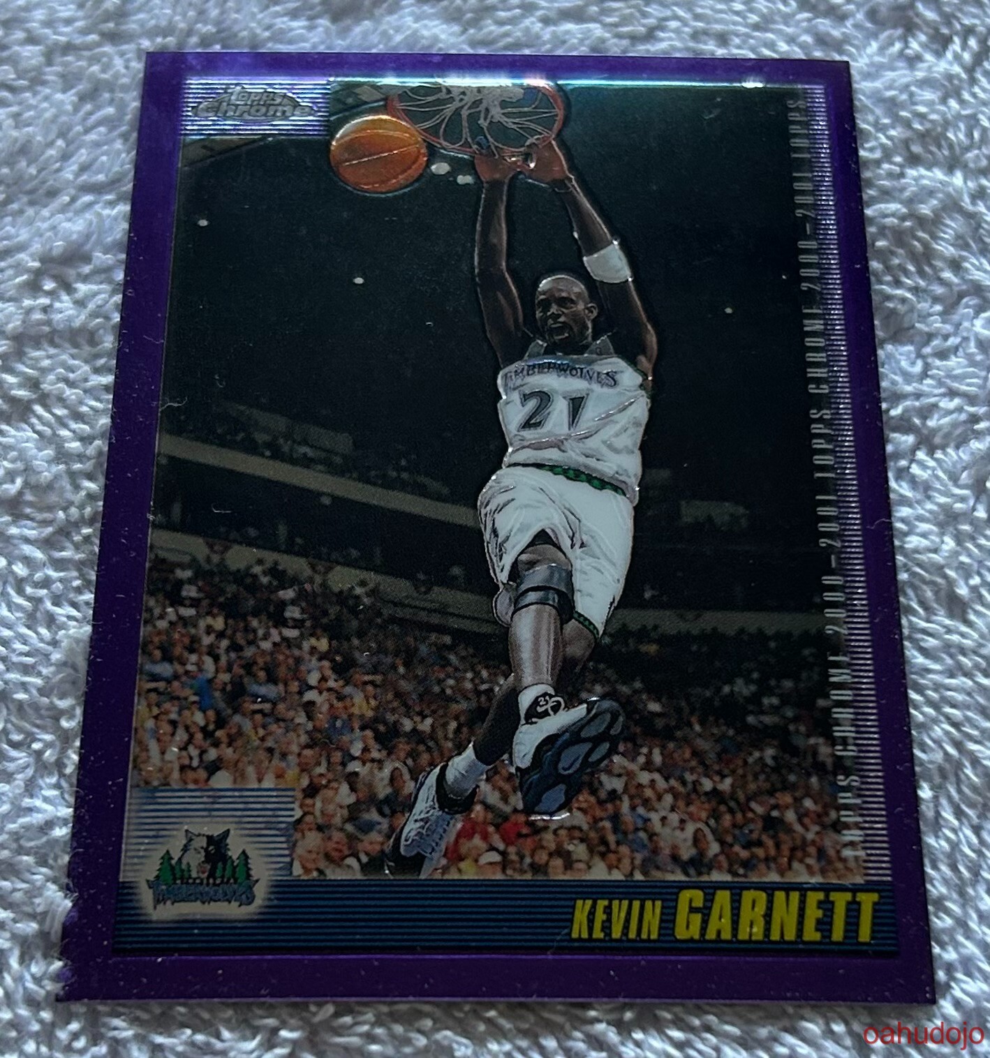 2000-01 Topps Chrome KEVIN GARNETT #16 Minnesota Timberwolves HOF