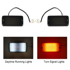 Turn Signal Lights Wwhite Drl Indicator Blinkers Fit 1997-2006 Jeep Wrangler Tj Turn Signal Lights Wwhite Drl Indicator Blinkers Fit 1997-2006 Jeep Wrangler Tj