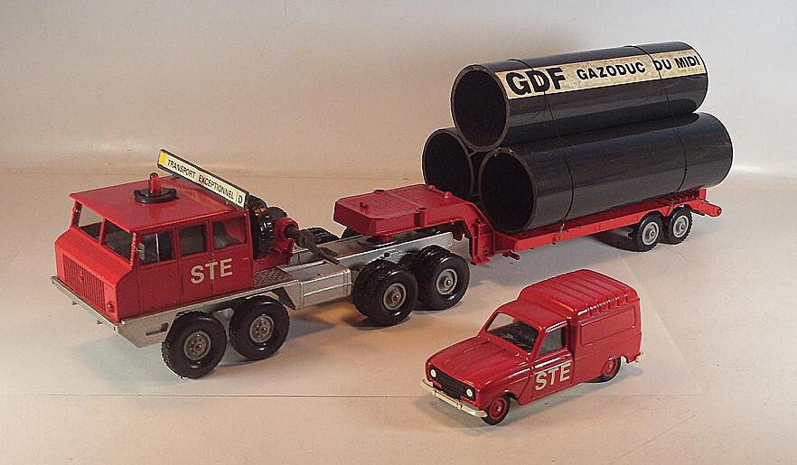 Solido France Berliet T12 – Transport Exceptionnel GDF, Réf 305B, Avec Boîte