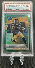 Chase Claypool Donruss Optic Green Rated Rookie /5 PSA 10