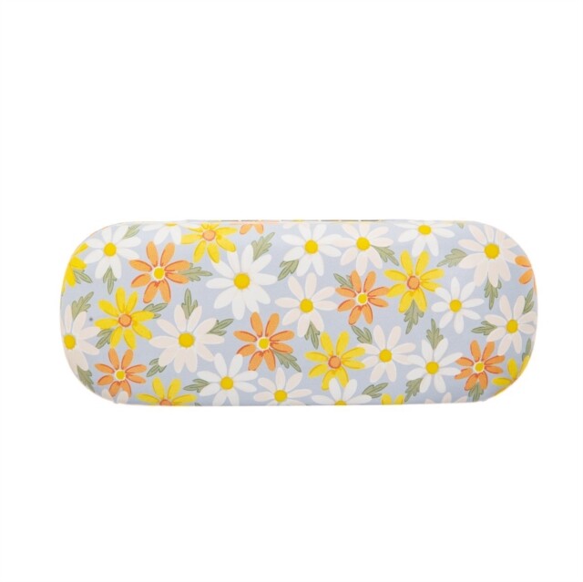 Blue Daisy Glasses Case Book NUOVO