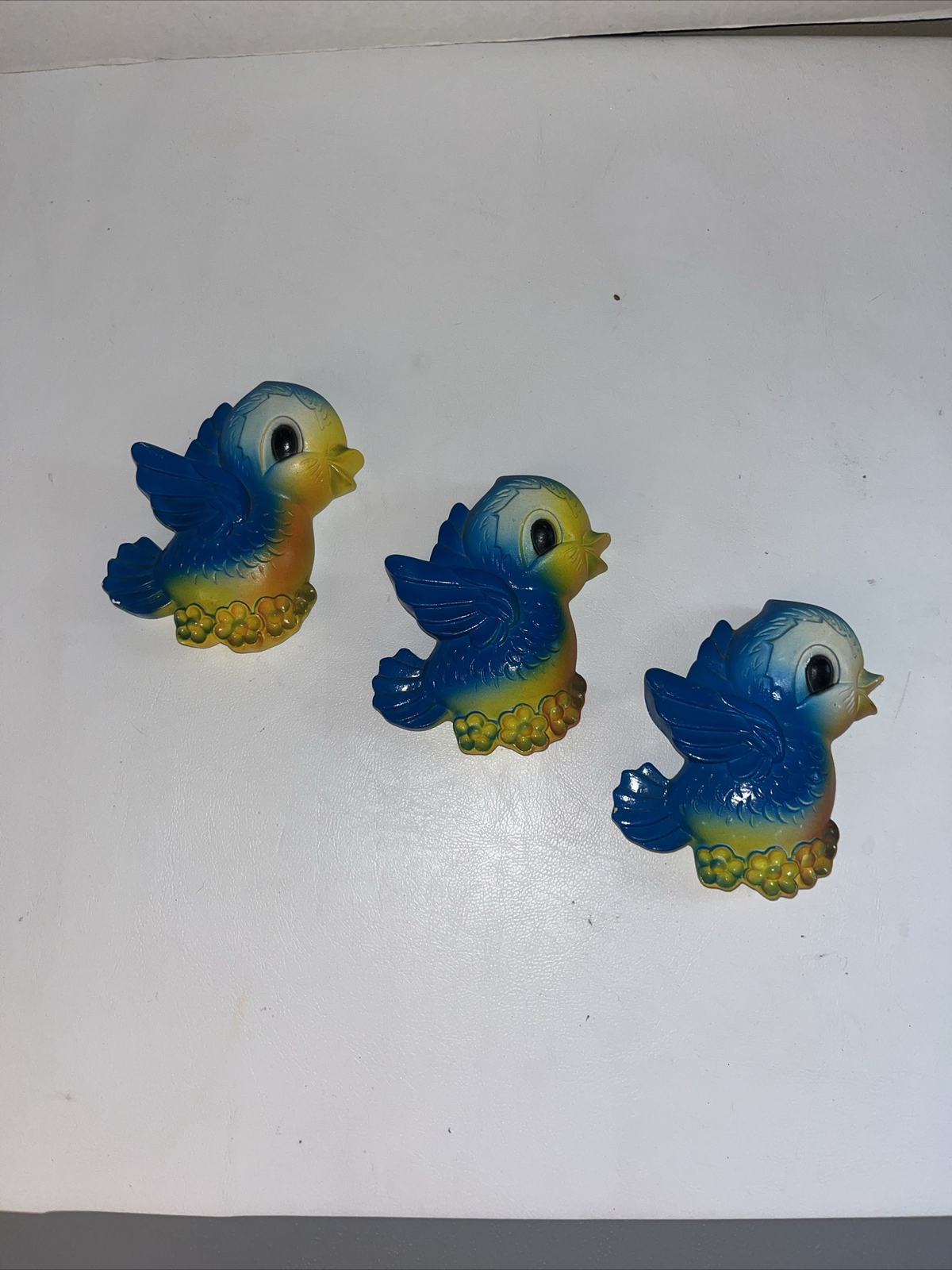 Vintage Miller Studios Chalkware Set of 3 Wall Hanging Bluebirds 1960s 1970s eBay