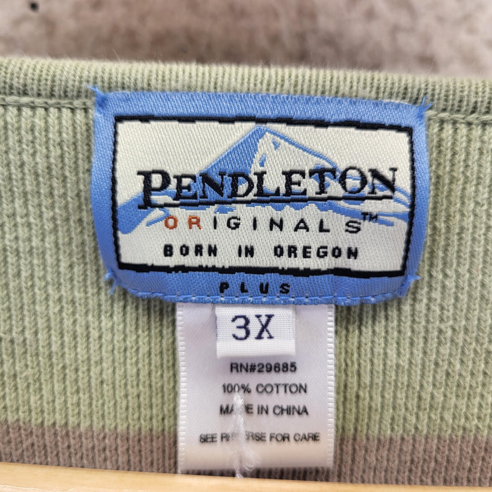 Vtg PENDLETON Cotton Pullover Crew Neck Sweater W… - image 10