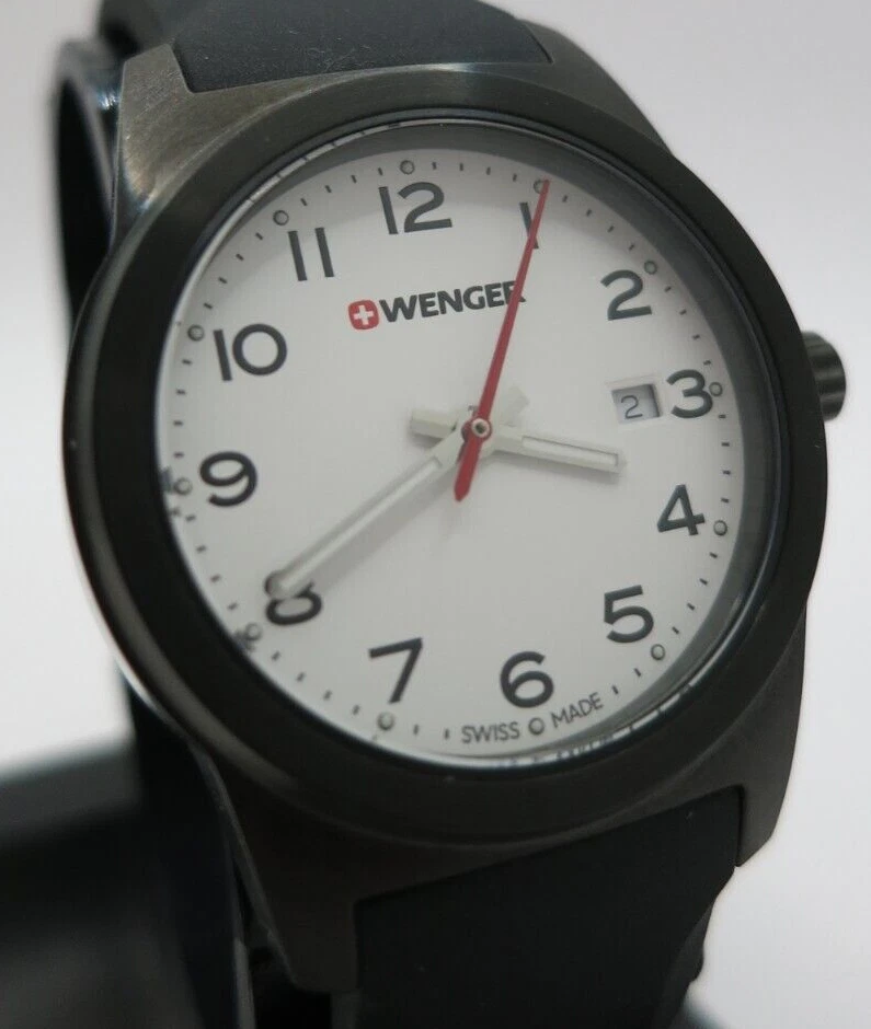 Relógio Feminino Wenger Black Field Silicone - 01.0411.136 - Nova Bateria - Imagem 3 de 4