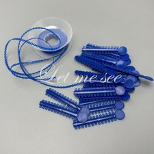 Dental Orthodontic Elastic Ligature Ties Power Chain Brackets Braces Royal Blue