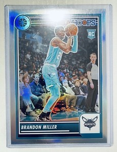 2023-24 Hoops Premium Stock Brandon Miller Rookie Silver Prizm Box Topper SP #11