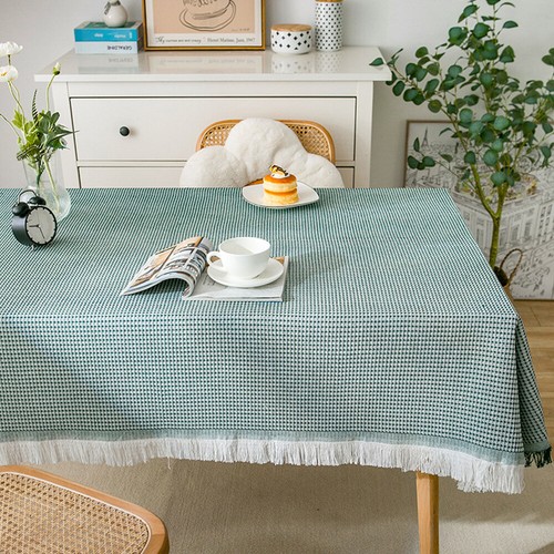 Round Square Tablecloth Table Cover Party Wedding Linen Colors Party Desk Cover - Picture 25 of 27
