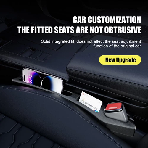 2*Car Side Seat Gap Filler Organizer with Phone Holder for Prevent Falling NEW - Bild 5 von 13