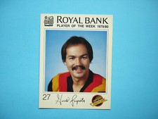 1979/80 ROYAL BANK LEADERS VANCOUVER CANUCKS NHL HOCKEY PHOTO HAROLD SNEPSTS