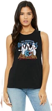 Bowling Team American Strike Force Womens Sleeveless Shirt