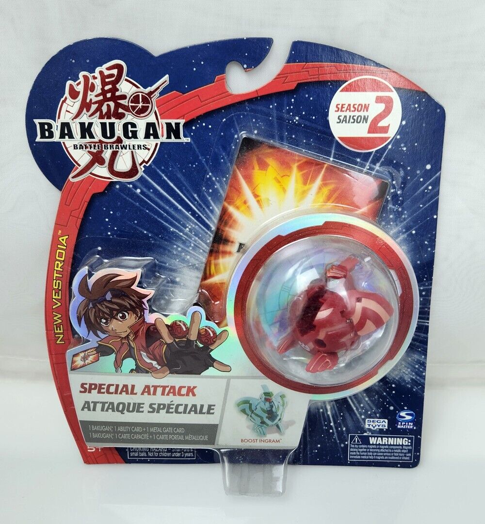 Bakugan Battle Brawlers Season-2 Special Attack Boost Ingram Sealed (Red)-DMB