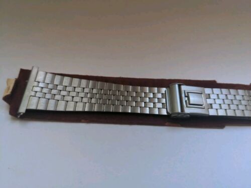 Vintage NOS JB Champion 5 Link Stainless Steel Adjustable Watch Bracelet 25mm - Picture 2 of 7