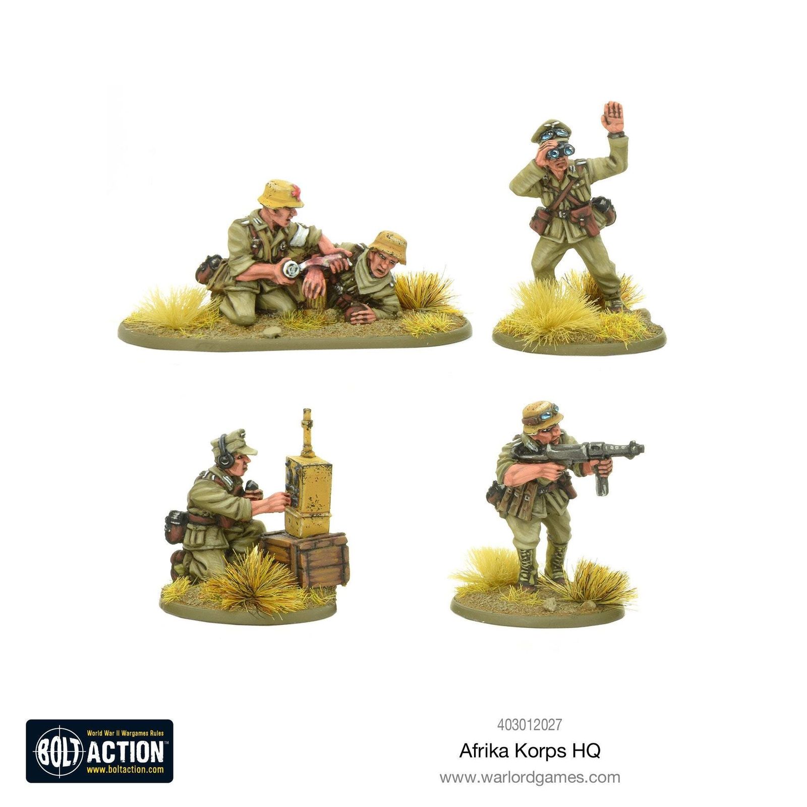 Bolt Action - Afrika Korps HQ - Warlord Games