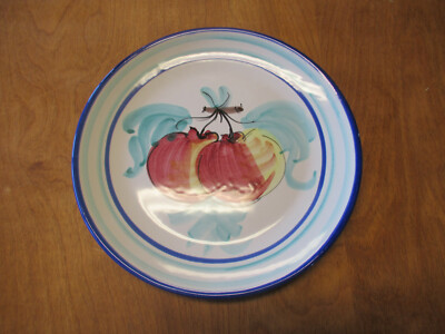 Vietri Italy BON GIORNO APPLES Dinner Plate 9 7/8'' 1 ea    2 available