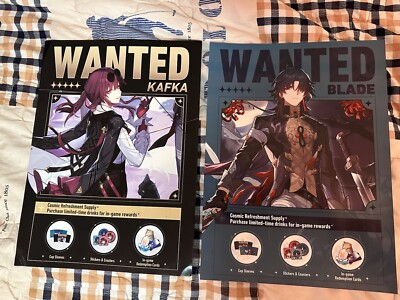 Hoyoverse Honkai Star Rail Blade and Kafka Promotional Larger Poster/Print