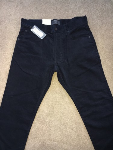 BNWT NAVY M\u0026S Cords Corduroy Trousers 