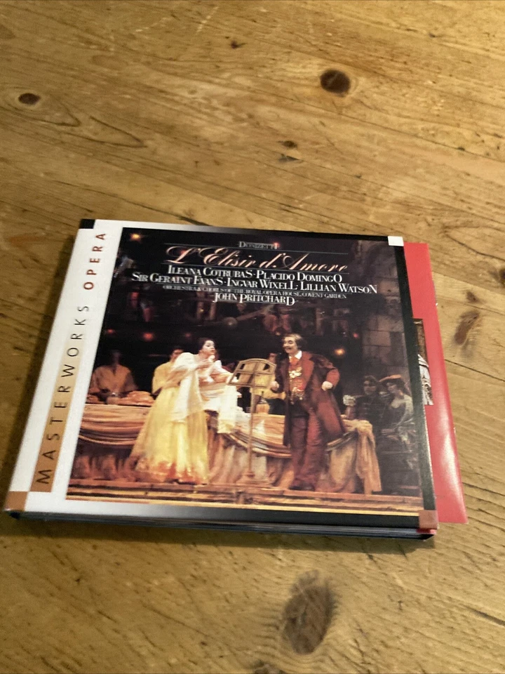 Masterworks opera Donizetti L' Elisir d' amore  Domingo, Ileana Cotrubas 09170