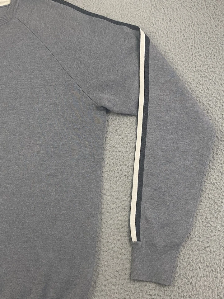 Olivia Von Halle Missy London Track Sweatshirt Size XL Gray Excellent Condition - Image 4 of 4