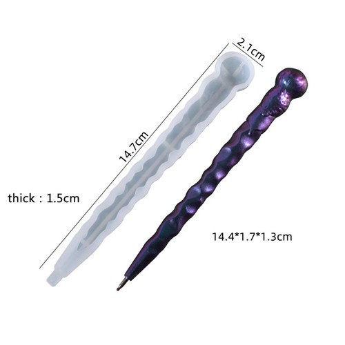 Ballpoint Pen Resin Casting Silicone Mold Magic Wand Stationery Epoxy Craft DIY - Picture 11 of 25
