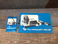 1966 Airequipt 450 E/F Slide Projector Manual 10A