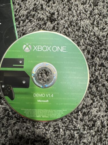 Microsoft Xbox One Official Demo Disc Kiosk Version V1.4 Not For Resale - Picture 2 of 3