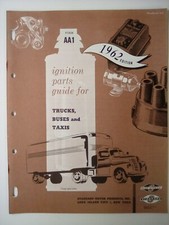 1962 SMP Ignition Parts Guide for Trucks, Buses & Taxis  Weatherly 512