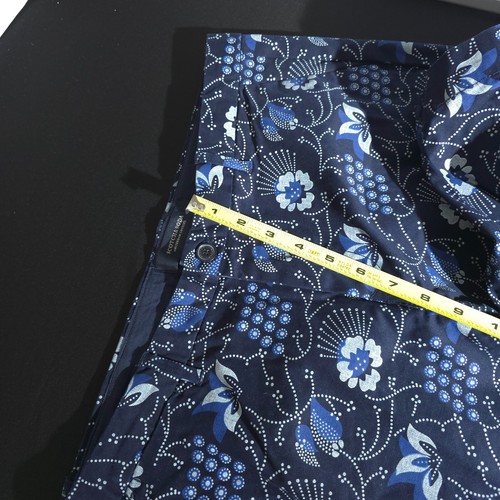 SCOTCH & SODA pantaloncino chino elasticizzato floreale uomo taglia 34 geometrico stampa all over - Foto 4 di 17