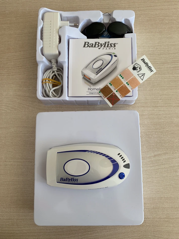 BABYLISS ÉPILATION LUMIÈRE PULSÉE HOMELIGHT 50 G932E - Photo 2/4