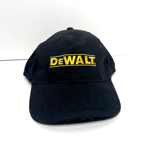 Dewalt Hat Black DeWalt Hat Adjustable Hat Adult Black OSFA Adjustable Hat